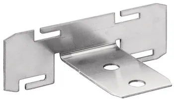 Colțar pentru montare profil din aluminiu tip mâner orizontal, tip J, Inox
