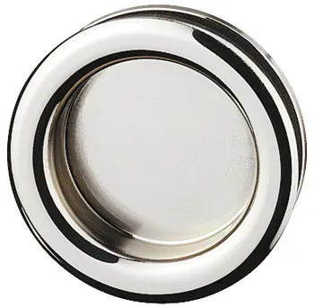 Mâner pentru mobilier, Alamă, pentru grosimi ale sticlei de 4-5 mm