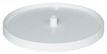 Poliţă rotativă circulară, Pentru feronerie rotativă de formă circulară cu ușă diagonală la 45°