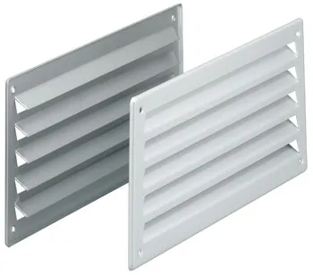 Grilaje de aerisire, Inox, pentru montare cu şuruburi, ascuns
