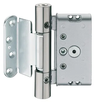 Balama încastrată, Anuba Duplex 321-3D-TL, pentru uși de intrare fălțuite de până la 110/160 kg