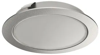 Spot rotund Häfele Loox5 LED 2047, montaj incastrat sau aplicat, sistem alimentare 12 V, lumină omog