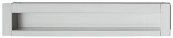 Mâner încastrat, aliaj de zinc, spate aluminiu, dreptunghiular