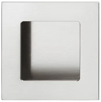 Mâner încastrat, inox, fixare fără șuruburi, de lipit