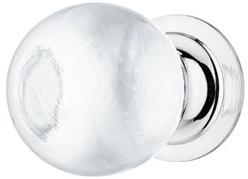 Buton pentru mobilier, pahar fără picior, bază, alamă, rotund