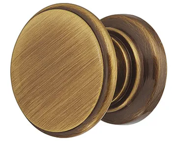 Buton pentru mobilier, Alamă, rotund