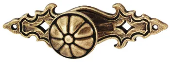 Buton pentru mobilier, Cu placă, aliaj de zinc
