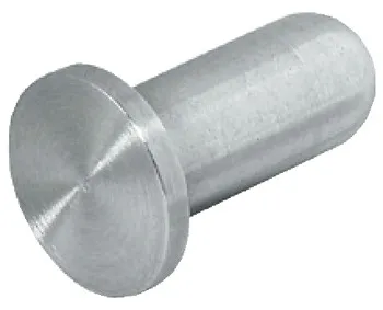Buton pentru mobilier, inox, de lipit