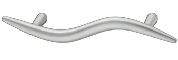 Mâner pentru mobilier, Mâner din aliaj de zinc cu bază, curbat