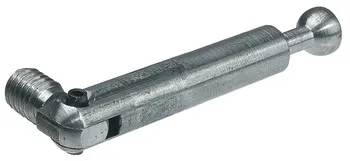 Conector de îmbinare în unghi, cu piesă de conectare, pentru montare pe o parte, filet M6