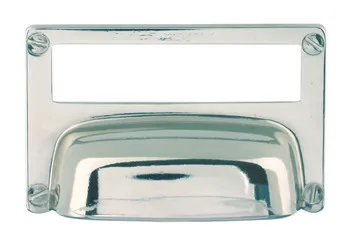 Mâner cu etichetă, Aliaj de zinc, dimensiuni etichetă 75x18 mm
