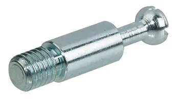 Bolț de conectare, pentru carcase Maxifix, Filet M6, Oțel placat cu zinc