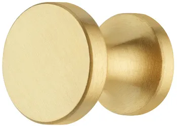 Buton pentru mobilier, Alamă, rotund
