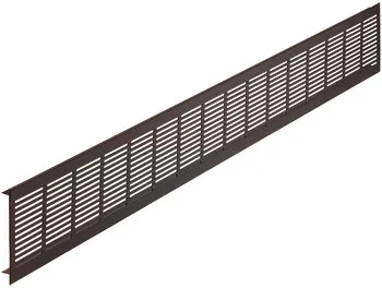 Grilaje de aerisire, aluminiu, cu bară cu striaţii, Startec