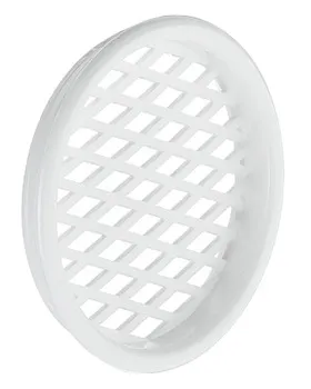 Grile de aerisire, Plastic, cu șir de găuri