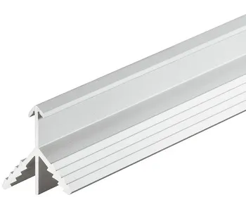 Conectori de îmbinare în unghi, Profil de rost din aluminiu, cu înclinație de 5 mm