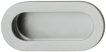 Mâner încastrat, inox, oval