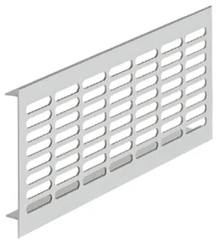 Grilaje de aerisire, Aluminiu cu flanșe netede, Startec