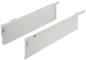 metalbox, h150/400mm, 1.2 mm, alb