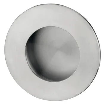Mâner încastrat, inox, rotund
