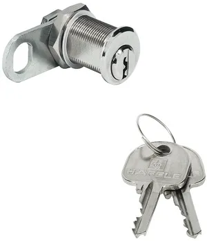 Zăvor, Cu cilindru cu pini, montare cu piuliță, grosimea ușii ≤16.5 mm