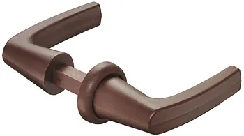 Set mânere de uşă, pentru broască pentru înșurubat cu zăvor cu arc Push-Lock