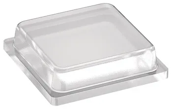 Amortizor, DB100, autoadeziv, pătrat, 10 x 10 mm, înălțime 2,5 mm