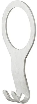 Suport pentru umeraş, inox, pentru țevi rotunde cu diametrul de 20-25 mm