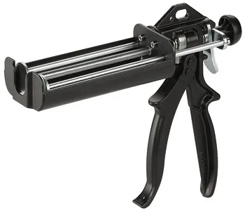 Pistol cu spumă, Cheie pneumatică cu clichet cu două țevi, pistol cu spumă cu două componente