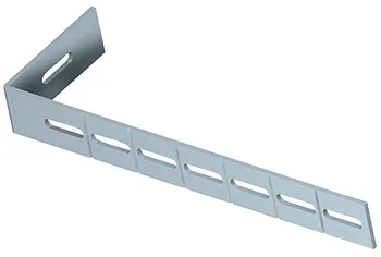 Colțar de montaj, pentru coloană pentru sistem de polițe 60 x 30 mm