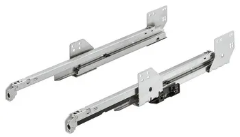 Glisiere pentru sertare Häfele Matrix Runner OC P45, supraextragere, deschidere prin apasare (PTO)