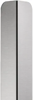 Profil apărător de colț, Inox, capăt de profil drept, rotunjit