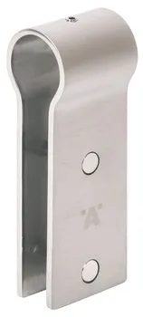 Cubicle - suport pentru conectare bară de susținere cu panou, inox mat