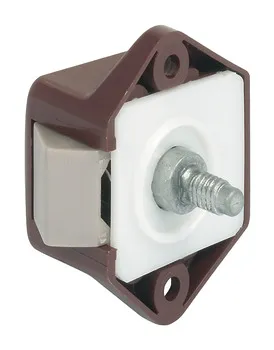 Broască pentru înșurubat cu zăvor cu arc, Push-Lock Mini