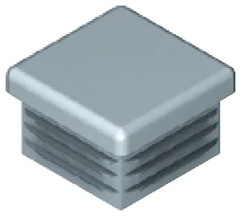 Capac, pentru coloană pentru sistem de polițe 30 x 30 mm