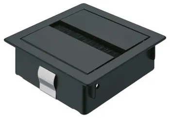 Priză pentru cabluri, dimensiuni de tăiere 74 x 74 mm, 1 piese