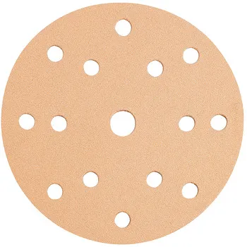 Discuri abrazive, Mirka Gold, Ø 150 mm, cu Velcro, pentru lemn/materiale lemnoase și lacuri