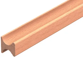Mâner tip profil, lemn natur
