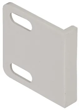 Colțar de închidere, pentru montaj cu șuruburi, 45,5 x 47,5 x 10 mm