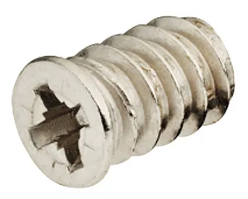 șurub Euro, Häfele, Varianta, cap înecat, PZ, oțel, filet întreg, pentru găuri cu Ø 5 mm în aluminiu