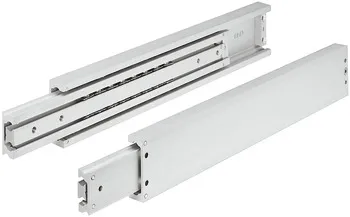 Glisiere pe bile, extragere totală, Accuride DA 4160, capacitate portantă până la 300 kg, aluminiu,