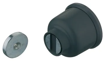Opritor de ușă, Pentru montaj pe perete, Magnetic, Tragere 20 kg