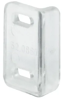 Colțar de închidere, pentru montare cu şuruburi, 24 x 17 x 9 mm