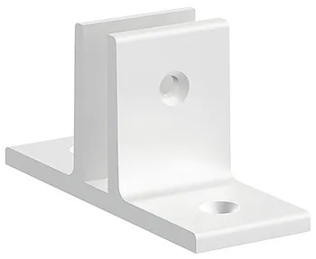 Suport de paravan pentru toaletă, aluminiu, pentru grosime panou de 13 mm