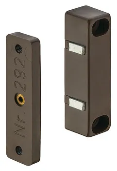 Închizător magnetic, tragere 3.0–4.0 kg, pentru montaj cu șuruburi, pătrat