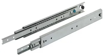Glisiere pe bile, extragere totală, Accuride 5321 DS, capacitate portantă până la 160 kg, inox, mont