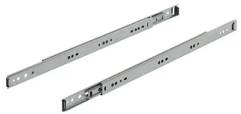 Glisiere pe bile, extragere totală, Accuride 2601, Sarcină până la 45 kg, oțel, montare laterală