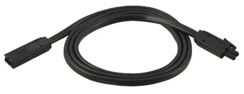 Extens.cable black 12V/6A 2m