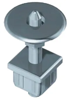 Prindere pentru coloană, pentru coloană pentru sistem de polițe 30 x 30 mm