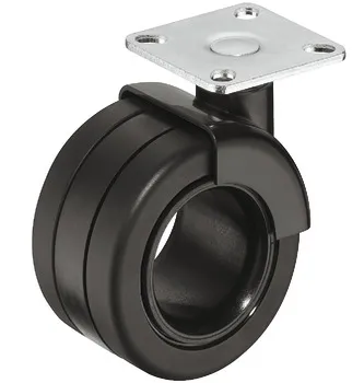 Rolă dublă, Capacitate portantă de 50 kg, cu plăcuţă